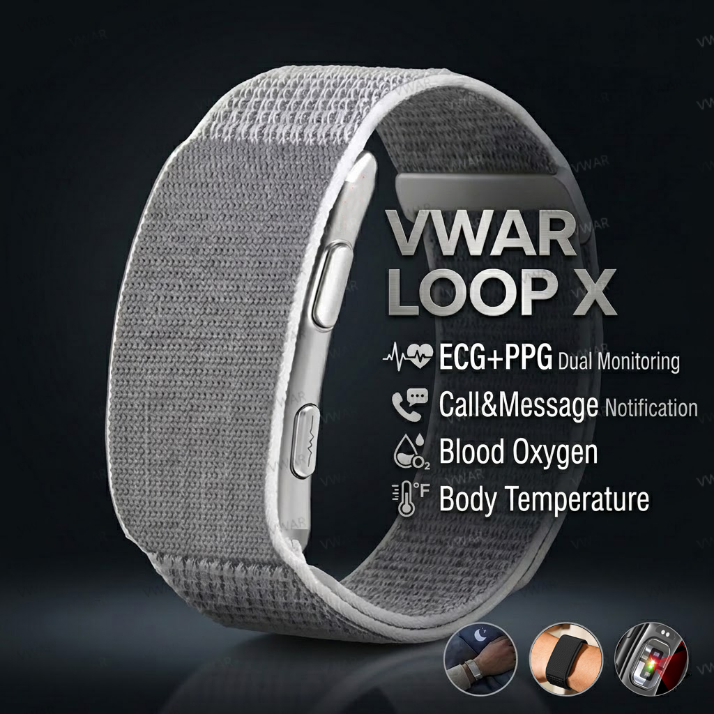 VWAR Loop X ECG Smart Bracelet - Candle X 评论和价格