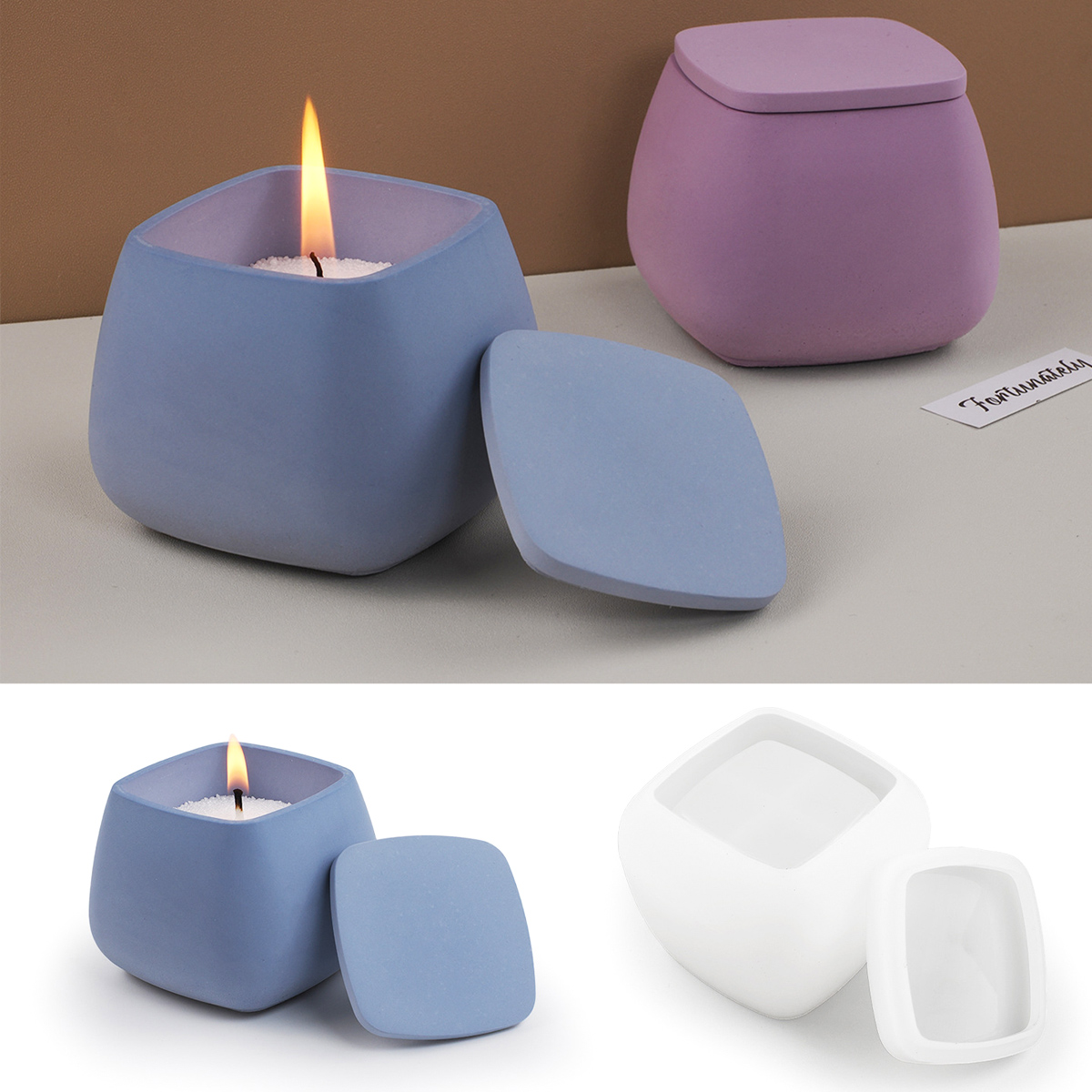 Square Candle Jar Silicone Mol - Candle Making Jars 评论和价格