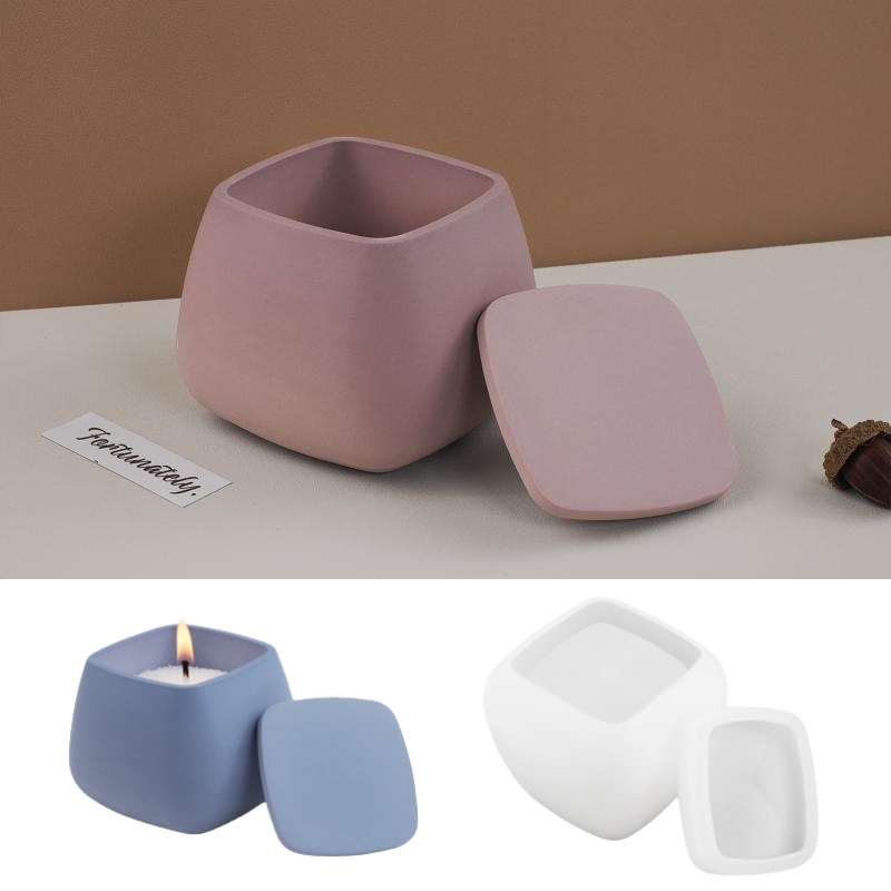 1set Square Storage Box UV Res - Candle Making Tools 评论和价格