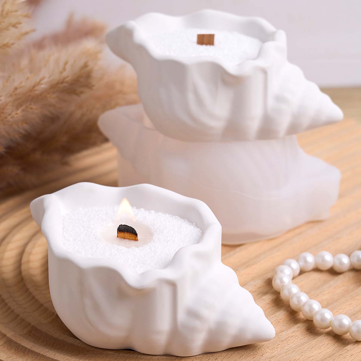Conch Candle Jar Silicone Mold - Candle Making Jars 评论和价格