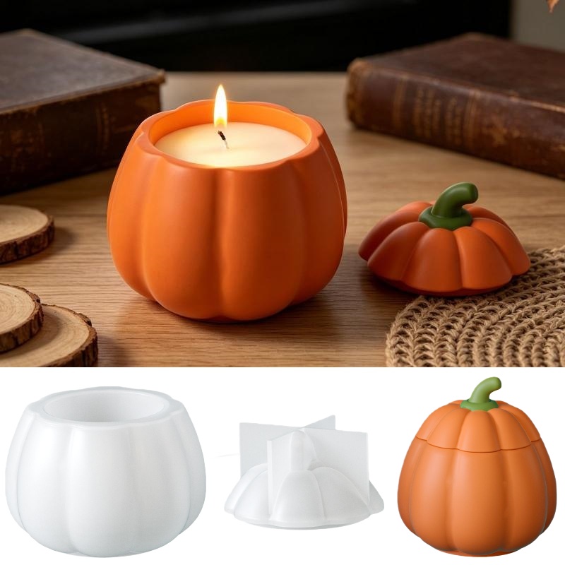 Pumpkin Storage Box Silicone M - Candle Making Jars 评论和价格