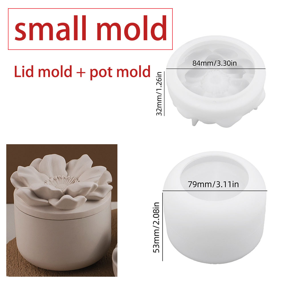 Sunflower Storage Box Silicone - Candle Making Jars 评论和价格