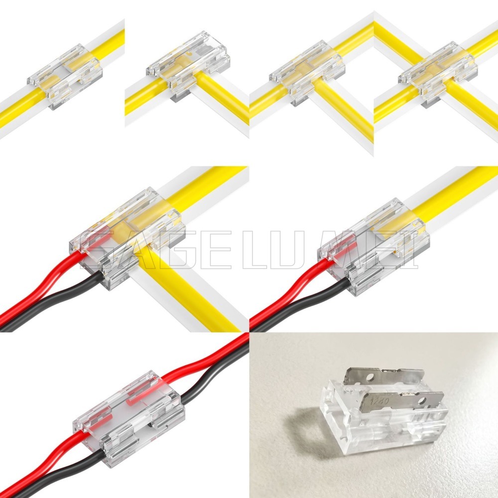8-in-1 2pin COB LED Strip Conn - Candle X 评论和价格