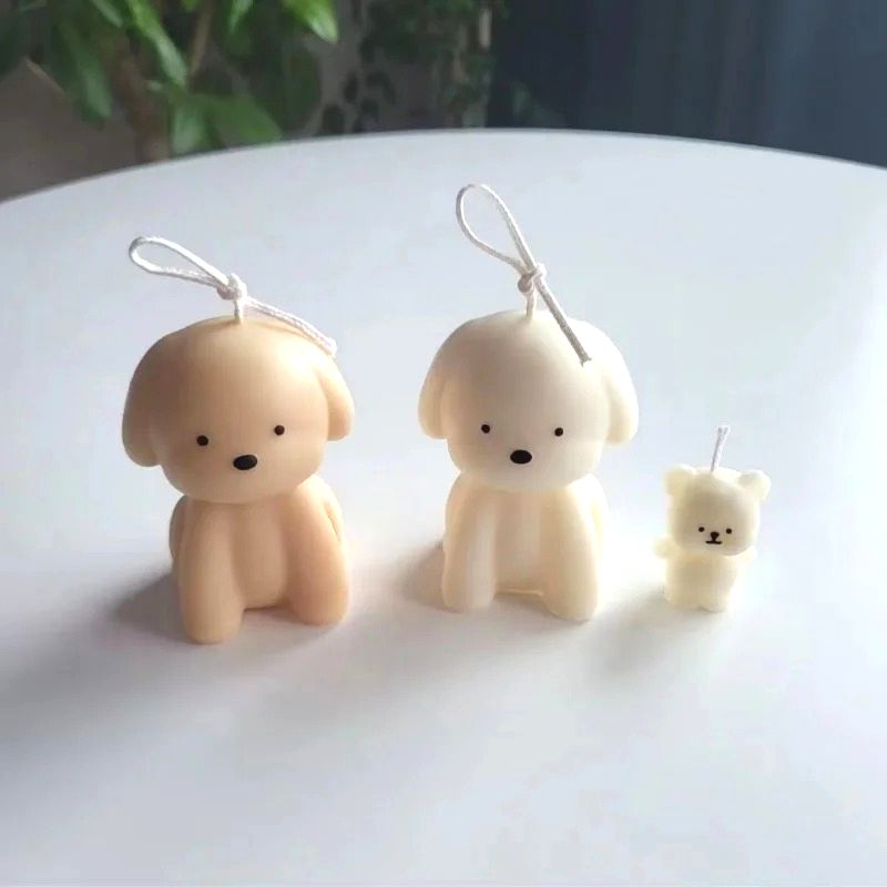 3D Puppy Scented Candle Silico - Candle Making Kits 评论和价格