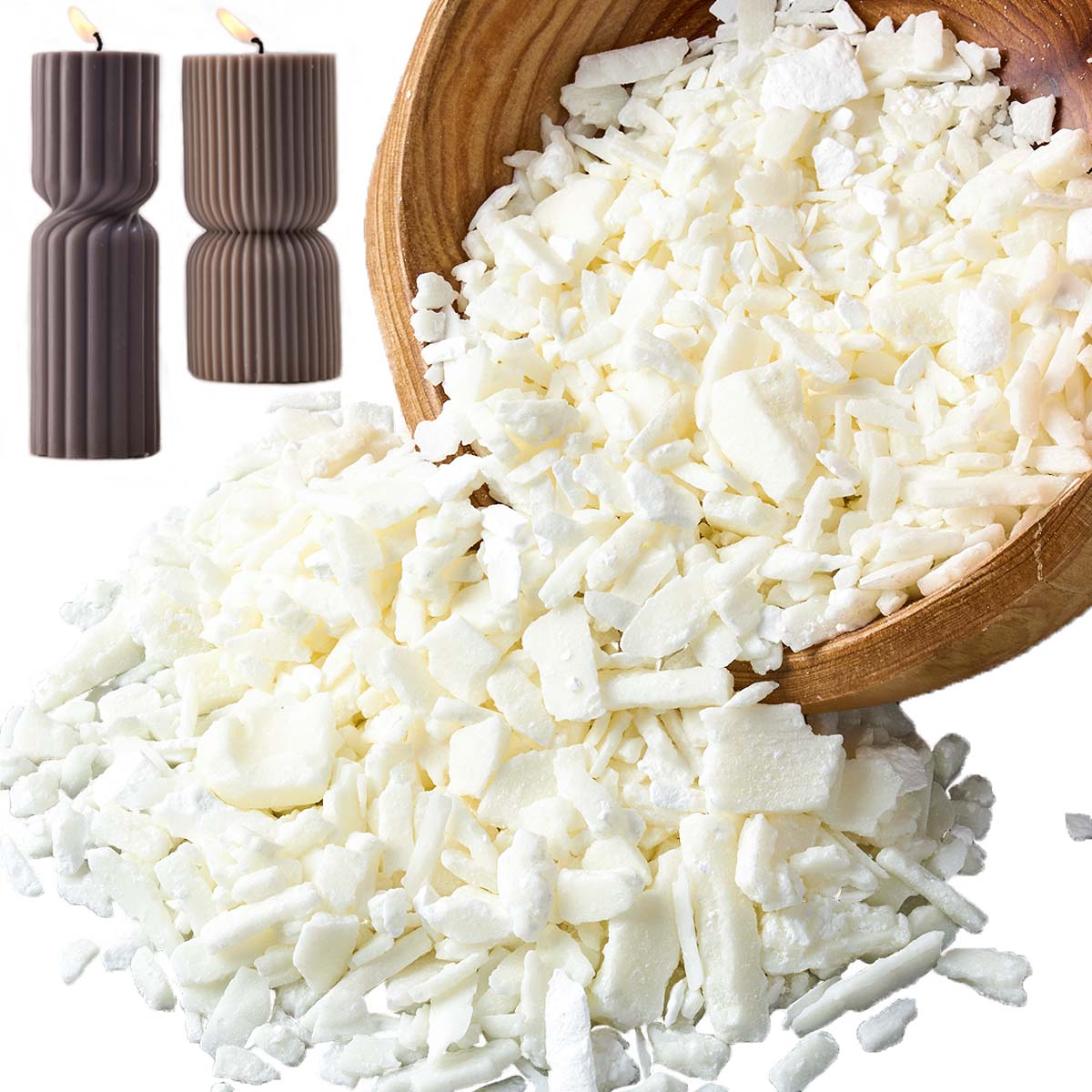 1 Pounds Pure White Soy Wax Fo - Candle Making Diy Kit 评论和价格