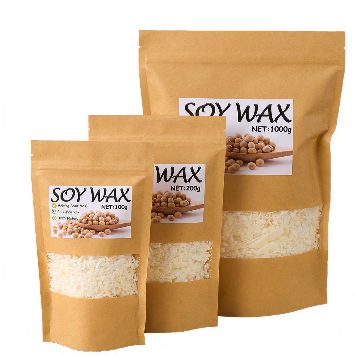 1 Pounds Pure White Soy Wax Fo - Candle Making Diy Kit 评论和价格