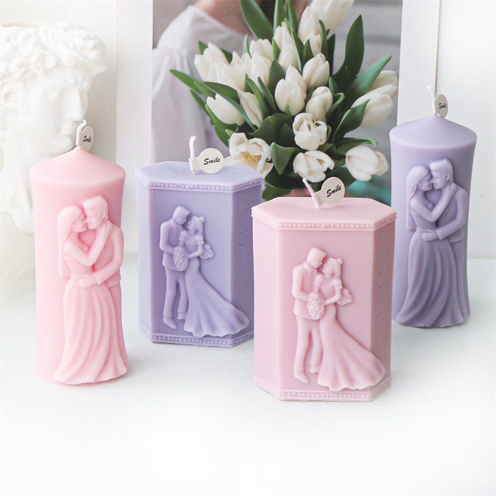 Man and Woman Pillar Silicone  - Candle Making Kits 评论和价格