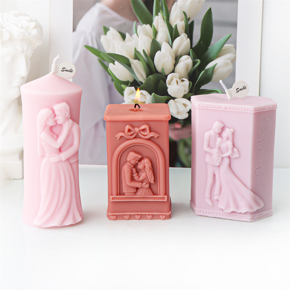 Man and Woman Pillar Silicone  - Candle Making Kits 评论和价格