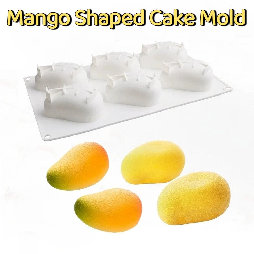 6 Cavity Mango Shaped Cake Mol - Candle Making Factory 评论和价格