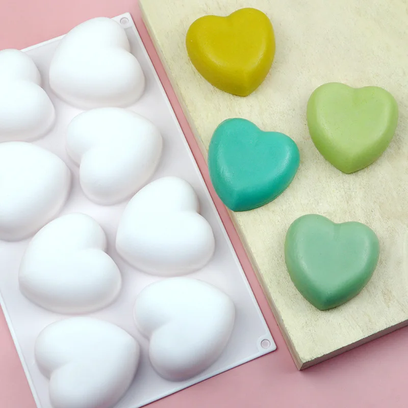 Love Heart Silicone Soap Mold  - Candle Making Diy Kit 评论和价格