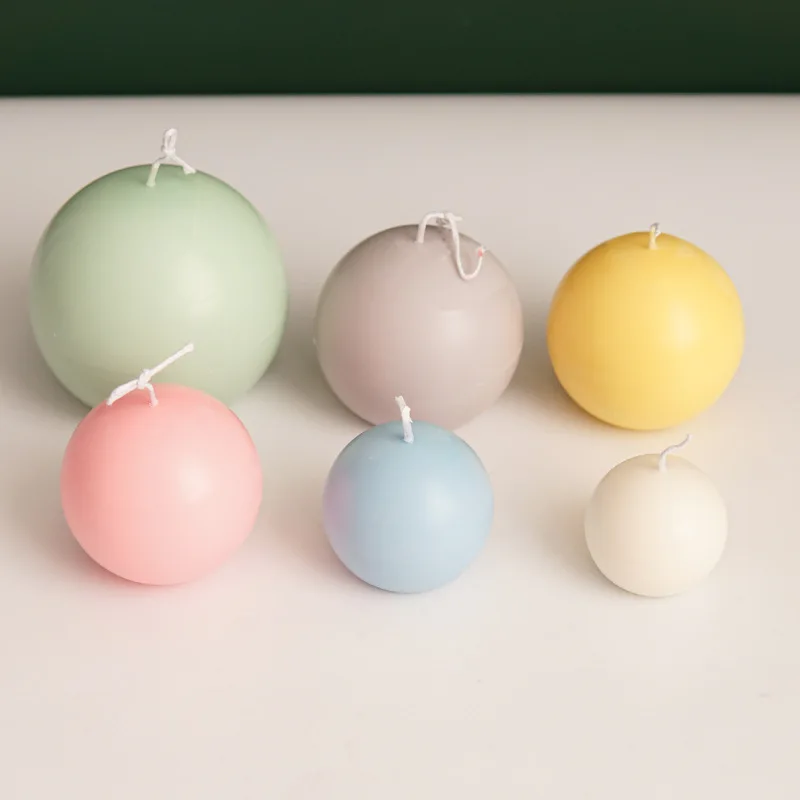 5-8cm Spherical Candle Plastic - Candle Making Diy Kit 评论和价格