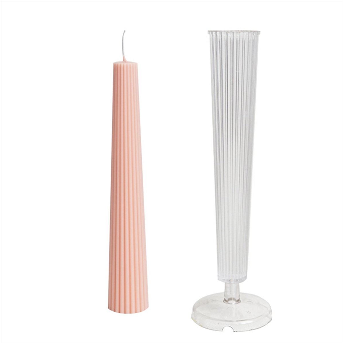 *ABAB Striped Long Pole Column - Candle Making Diy Kit 评论和价格