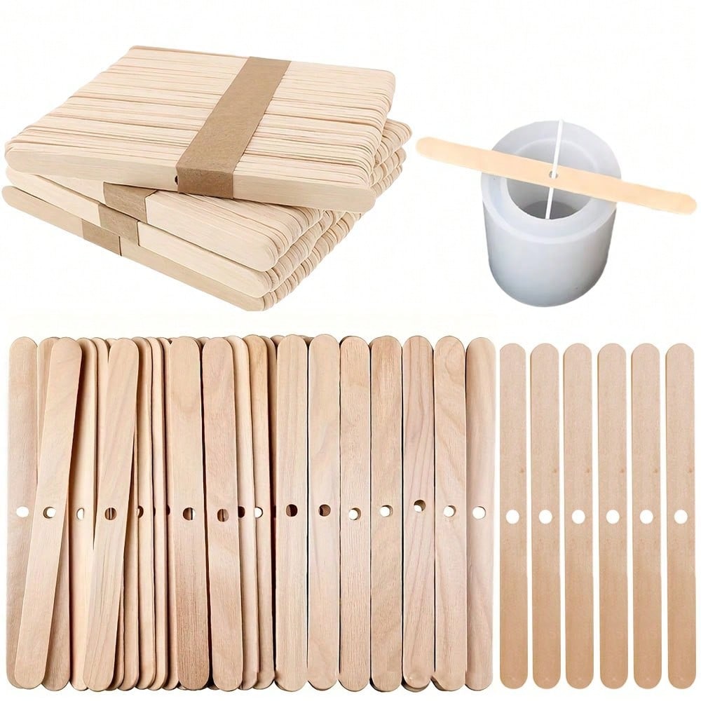 5/10/20/30/50pcs Wooden Candle - Candle Making Diy Kit 评论和价格