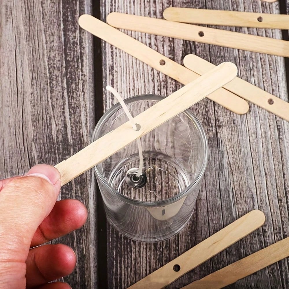 5/10/20/30/50pcs Wooden Candle - Candle Making Diy Kit 评论和价格