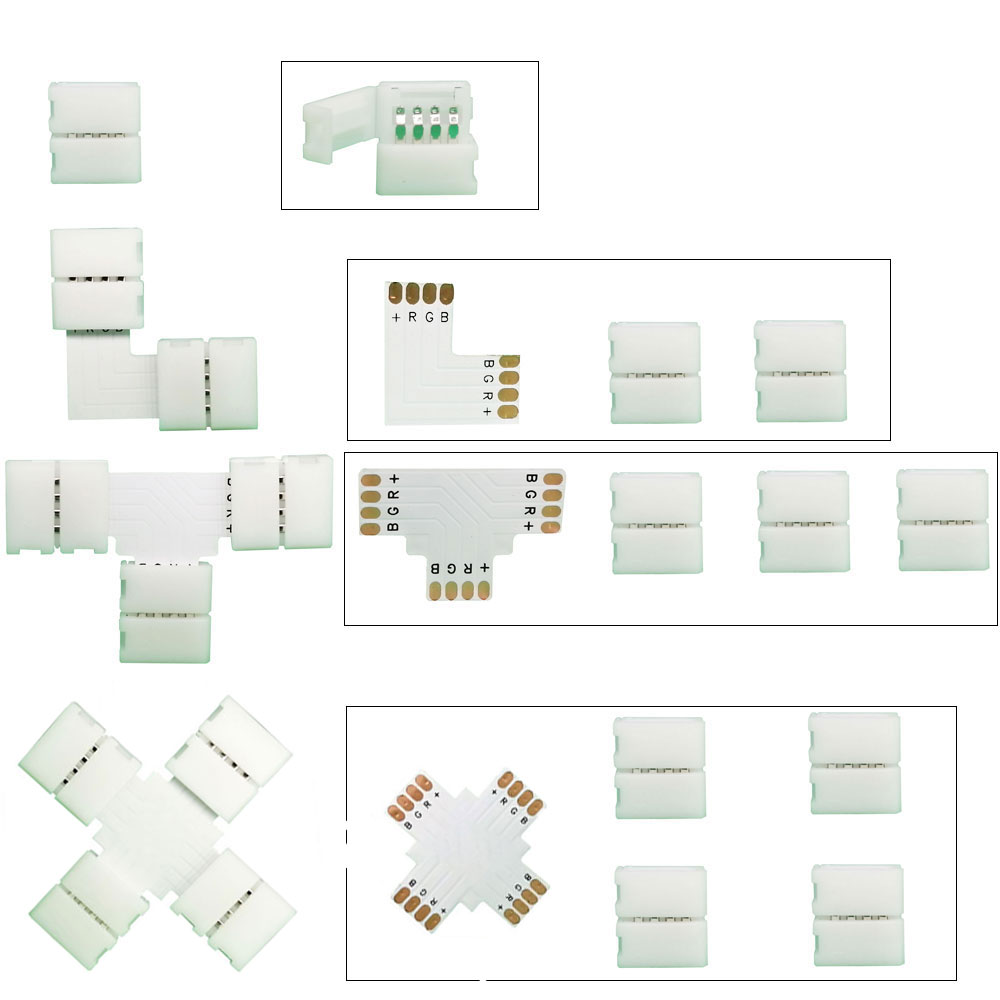 5PCS 10mm L / T / X Shape Conn - Candle X 评论和价格
