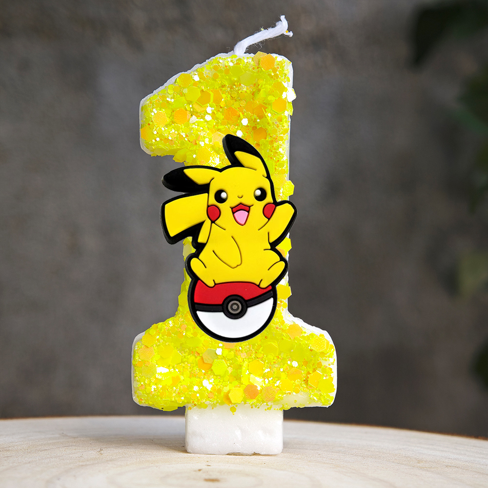 Cartoon Pikachu Cake Topper Ca - Candle Making Kit For Kids 评论和价格