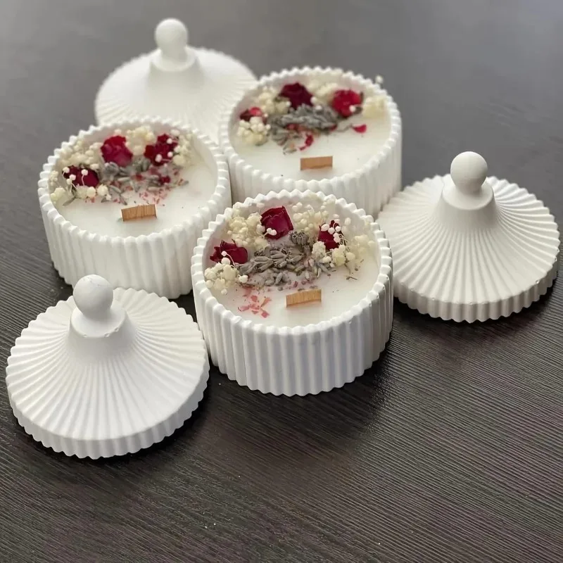 2pcs silicone candle jar mold  - Candle Making Jars 评论和价格