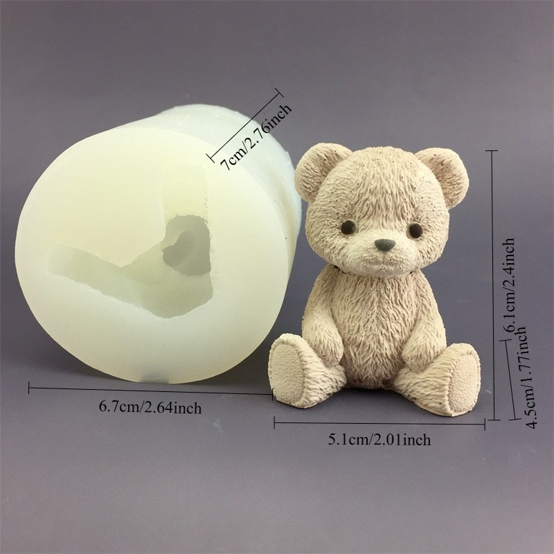 Cute Bear Honey Jar Silicone C - Candle Making Jars 评论和价格