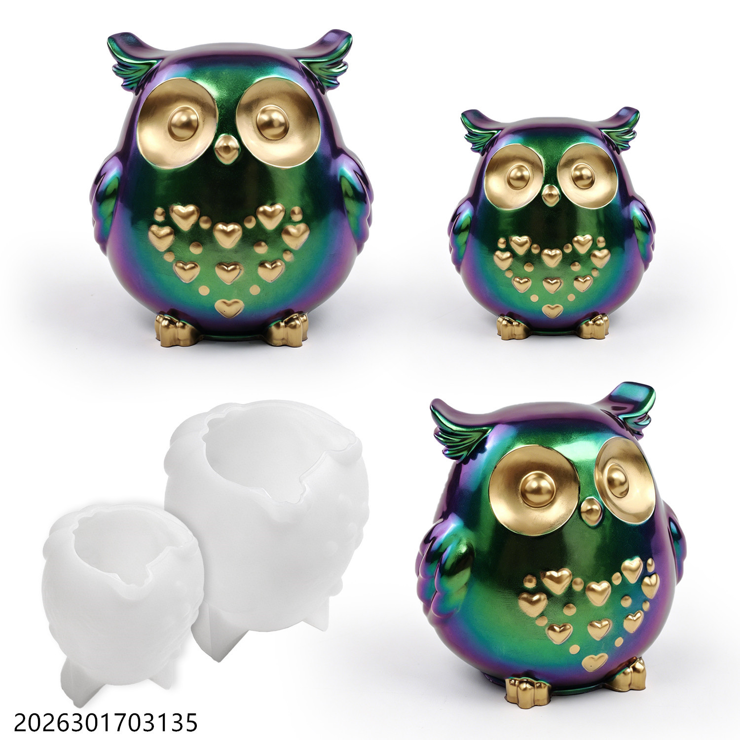 Owl Silicone Mold 3D Bird Shap - Candle Making Diy Kit 评论和价格