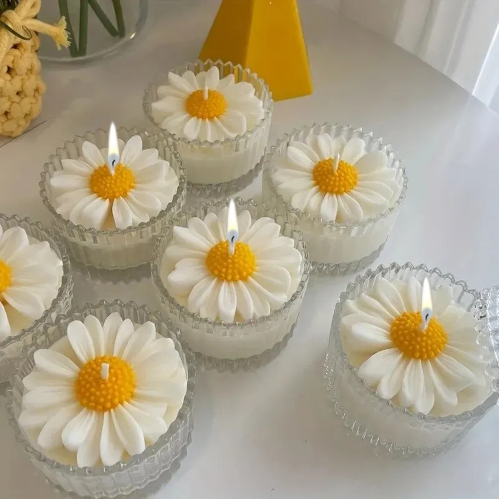 Daisy Candle Mold Silicone Gyp - Candle Making Kit For Kids 评论和价格